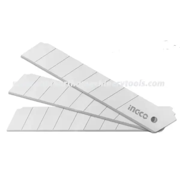 Ingco | 10 Pcs Knife Blades Set (HKNSB112) - 18 mm
