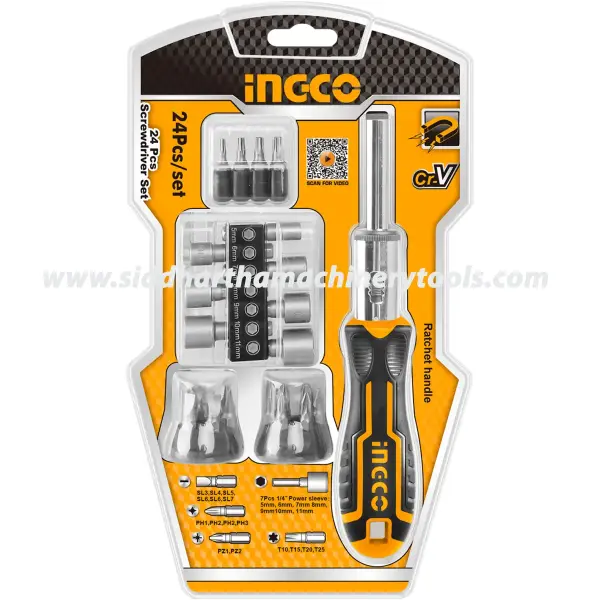 Ingco | 24 Pcs Screwdriver Set (HKSDB0248)