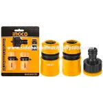 Ingco | 3 Pcs Hose Quick Connectors Set (HHCS03122)