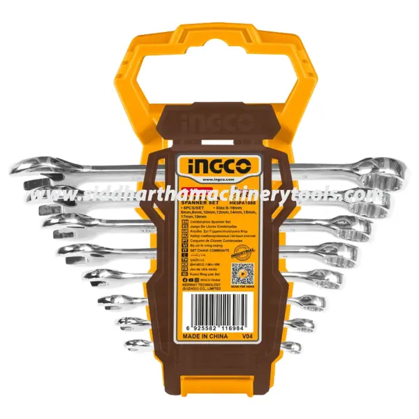 Ingco | 8 Pcs Combination Spanner Set (HKSPA1088)