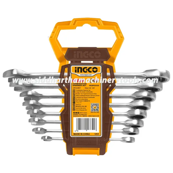 Ingco | 8 Pcs Ratchet Spanner Set (HKSPAR1082)