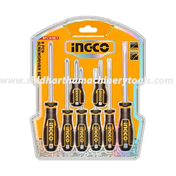 Ingco | 8 Pcs Screwdriver Set (HKSDS0828)