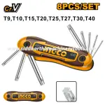 Ingco | 8 Pcs Torx Key (HHK14083)