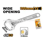 Ingco | Adjustable Wrench (HADW131122) - 12 inch