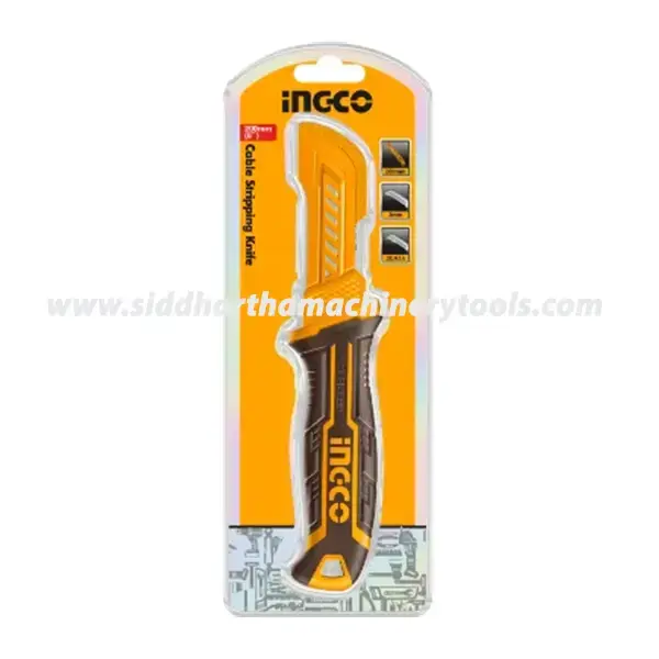 Ingco | Cable Stripping Knife (Curved Blade) - 8 inch