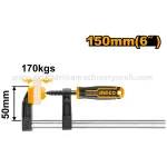 Ingco | F Clamp with Plastic Handle (HFC020501) - 6 inch