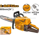 Ingco | Gasoline Chain Saw (GCS5602411) - 24 inch
