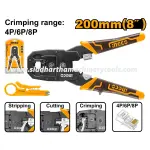 Ingco | Modular Plug Crimper 4P/6P/8P (HMPC1468P)
