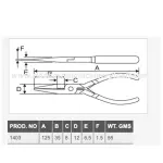 Taparia | Mini Pliers - Long Nose (1403) - 5 inch